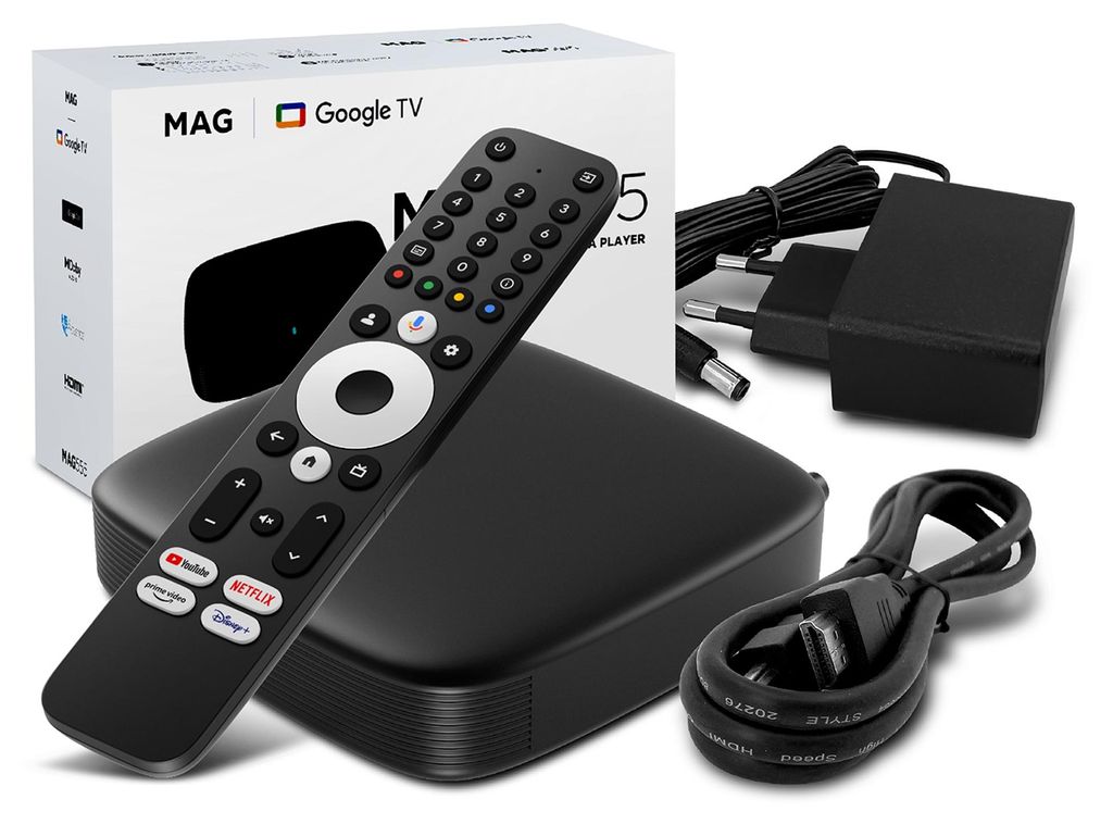 MAG 555 IP TV Set Top Box 2GB RAM Android 4K UHD HEVC H.265 Produktbild 