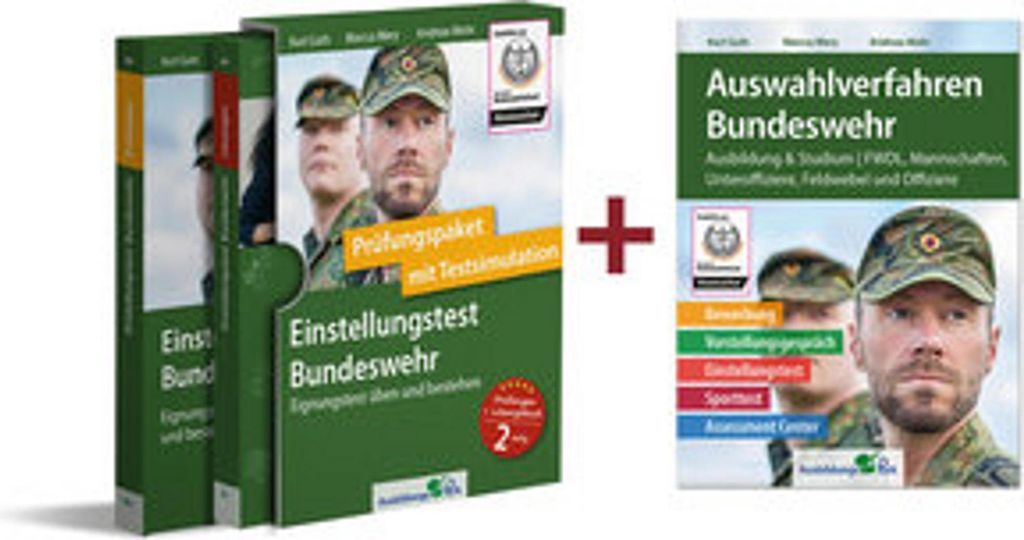 Paket - Einstellungstest + Auswahlverfahren Bundeswehr Produktbild 
