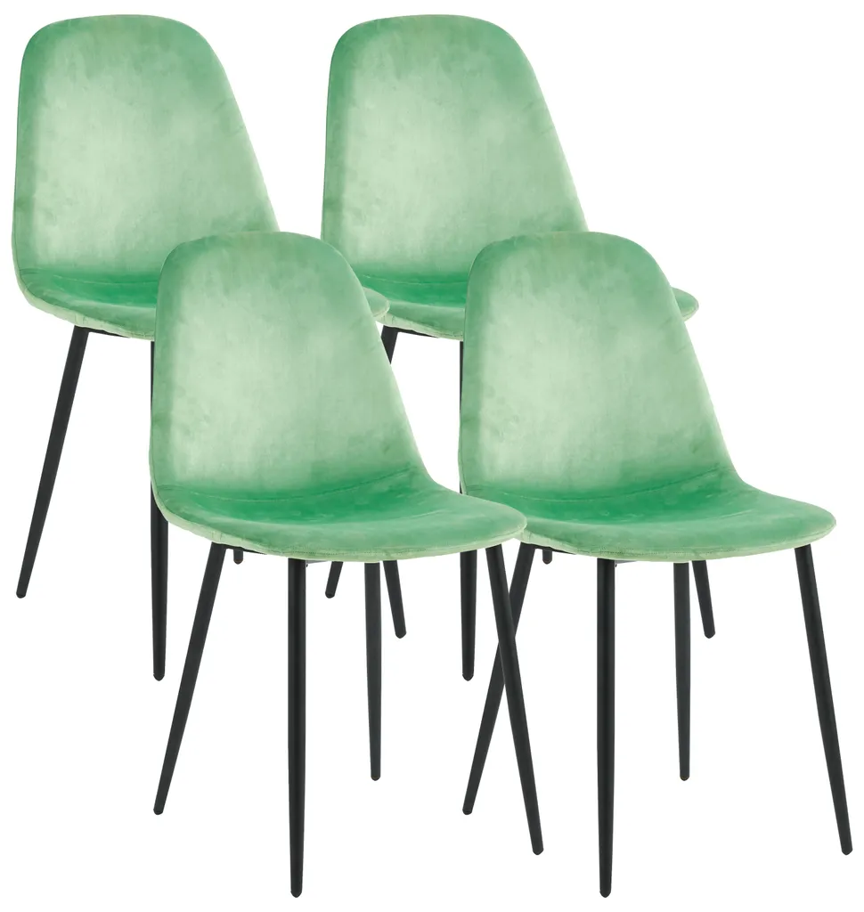 Sedia Fiolo Verde Menta 83x54x59 cm: Eleganza per Living Moderni