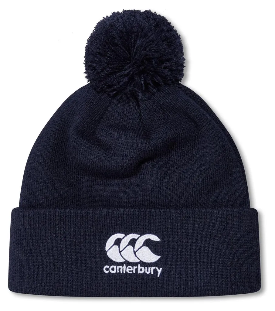 Bonnet Canterbury chaud doublé polaire navy : Confort et style hivernal
