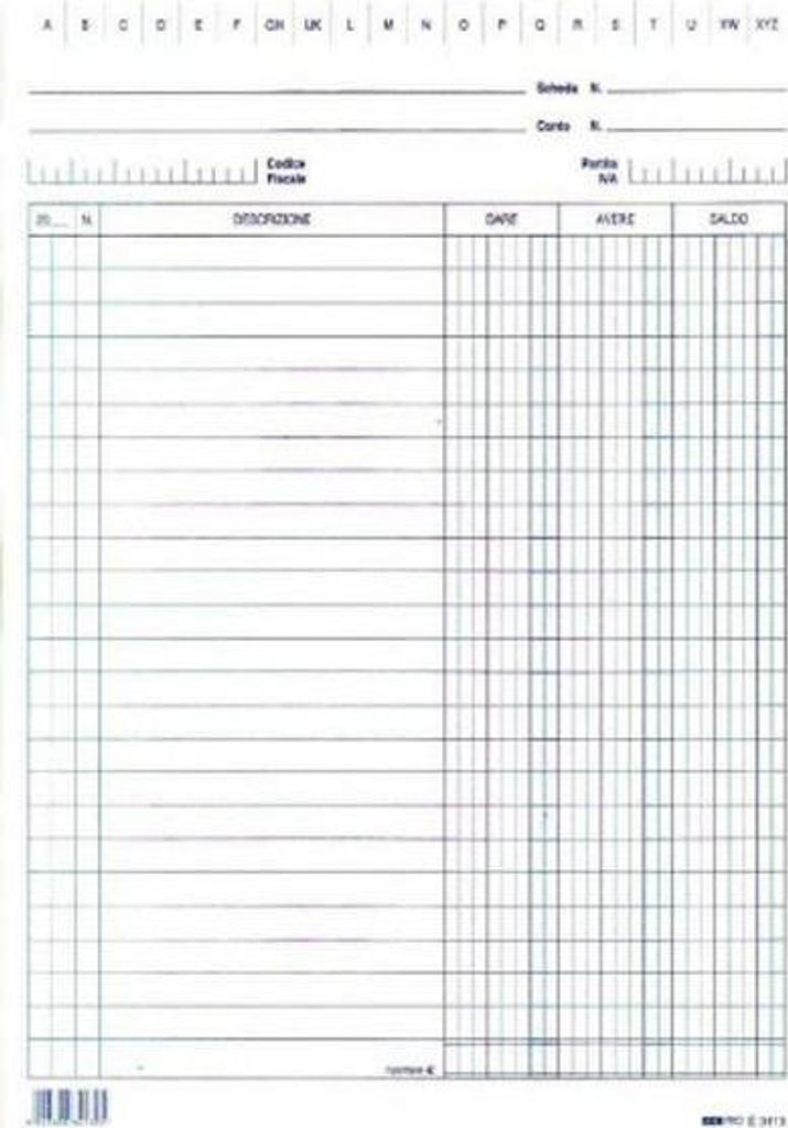 Edipro E3266BL Buchhaltungsformular & -Buch