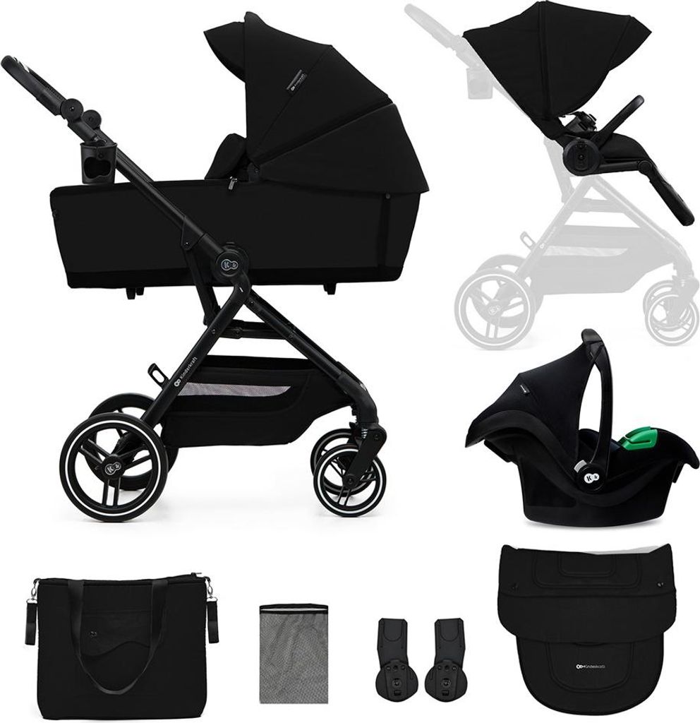 Kinderkraft Yoxi 3in1 passeggino con navicella e seggiolino Immagine del prodotto 