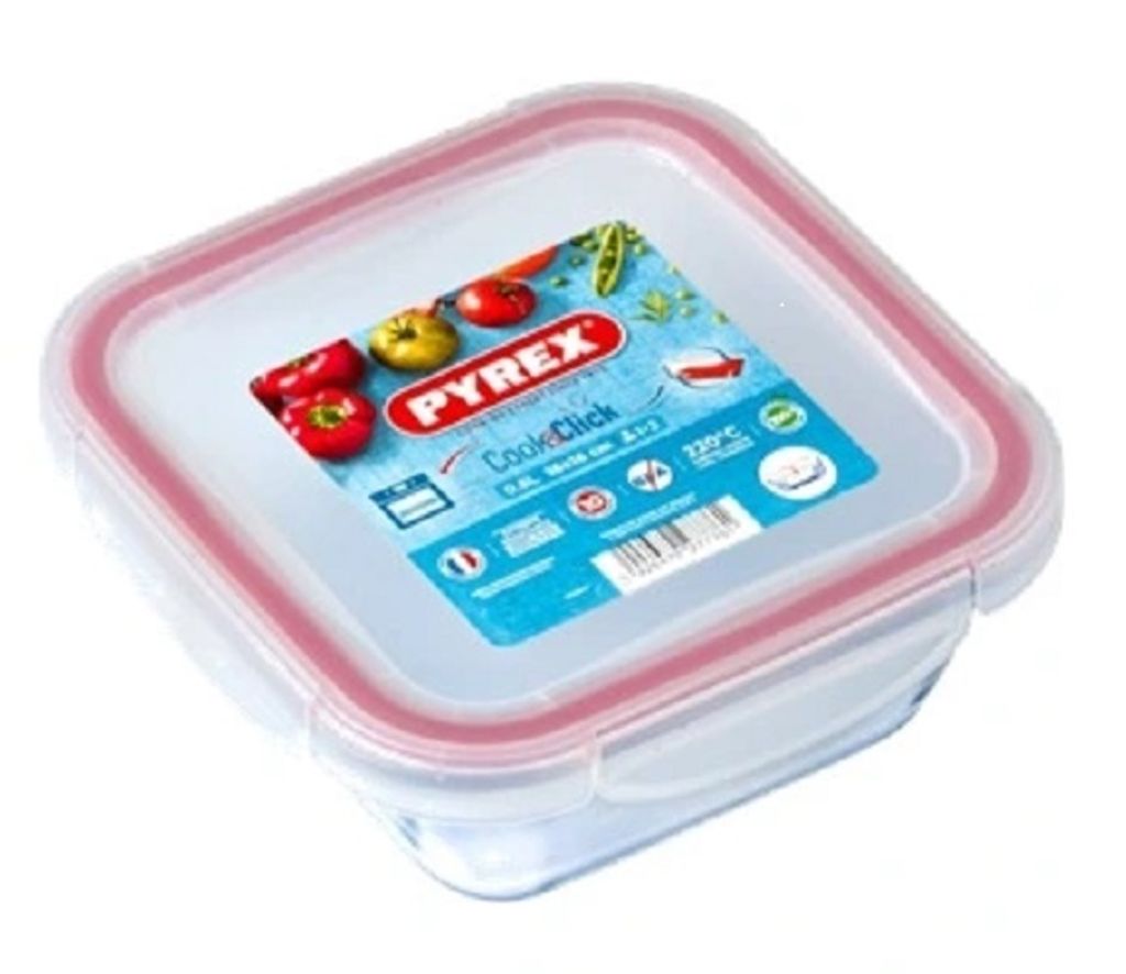Pyrex COOK&CLICK 2 L Tepelně odolná, vzduchotěsná skleněná Obrázek produktu 