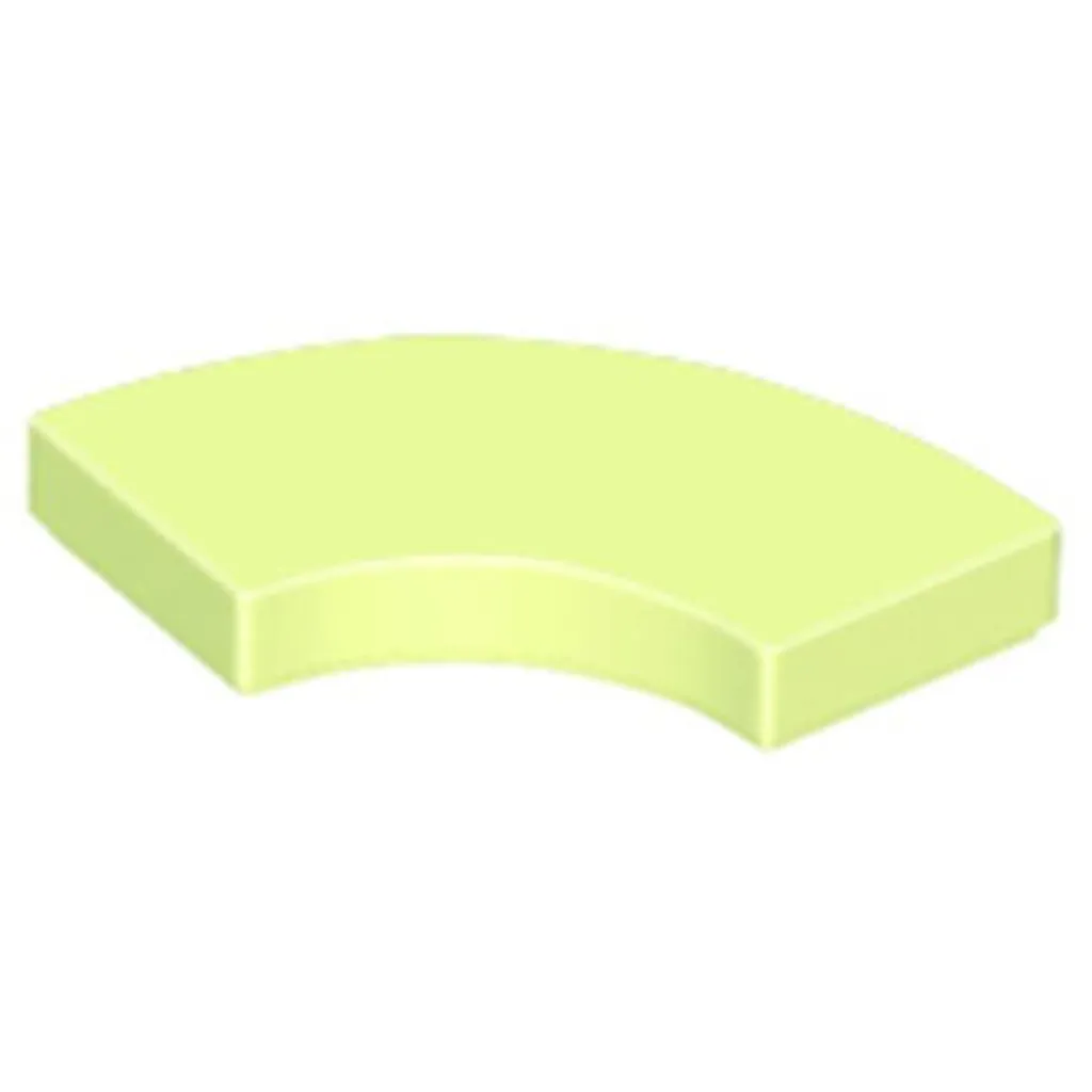 Lego 27925 Jaune-Vert 2x2 - Pack de 250 Pièces Plates à Coins Arrondis