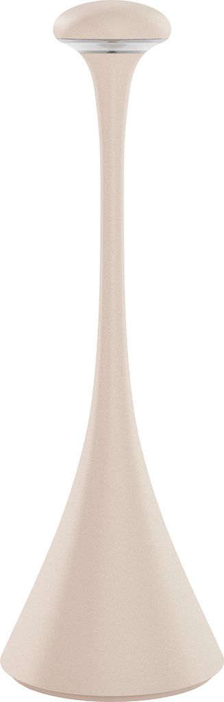 SIGOR Akku-Tischleuchte Nudrop 29cm dünenbeige 2,2W Flex-Mood 2200K/2700K IP54 Ra85 dimmbar