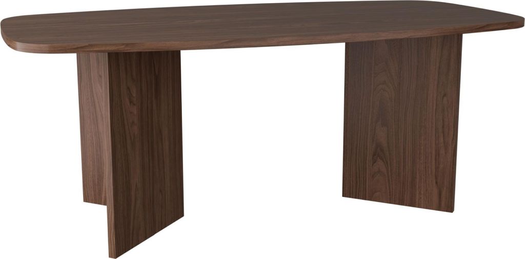 Selsey Piano – Esstisch rechteckig mit abgerundeten Ecken, Produktbild 