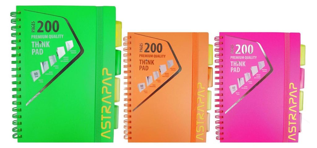 Quaderno a schede B5 100k griglia Neon Line Astra Immagine del prodotto 