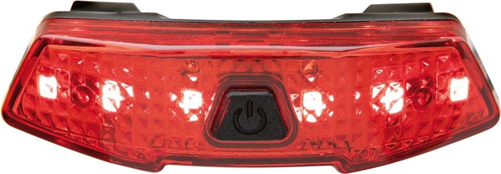 CRATONI 131101F5 Helm-Rücklicht 'Typ J', für LFS System ab 2020, rot/schwarz