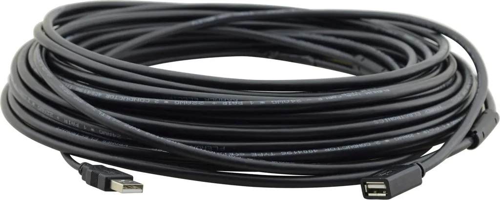 Rallonge USB Active 7,6m Kramer CA-UAM/UAF-25 pour signal longue distance