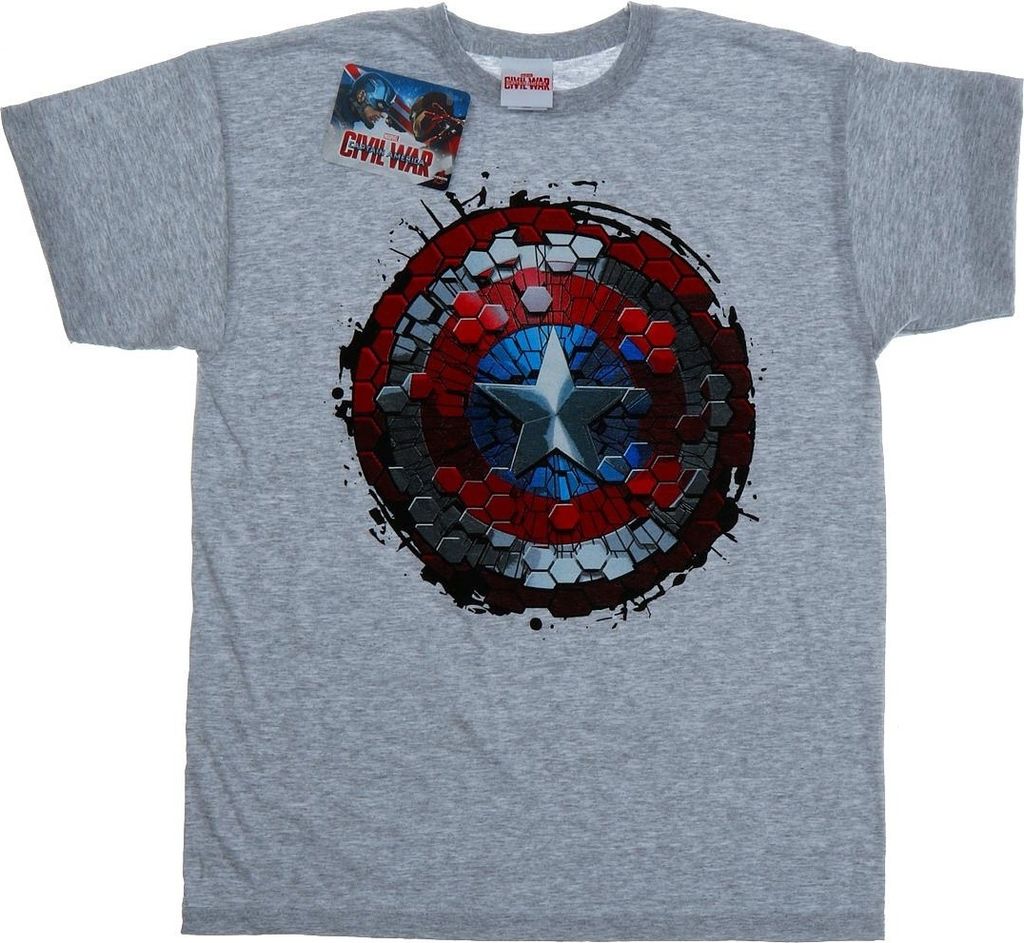 Marvel - "Civil War" T-Shirt für Herren BI20734 (M) (Grau meliert)