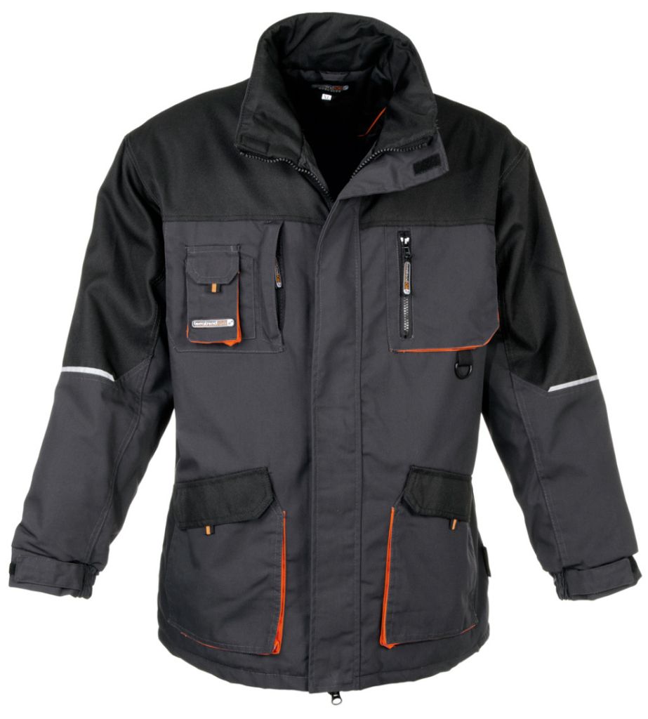 Terratrend Arbeitsjacke Grau/Orange Größe 5XL