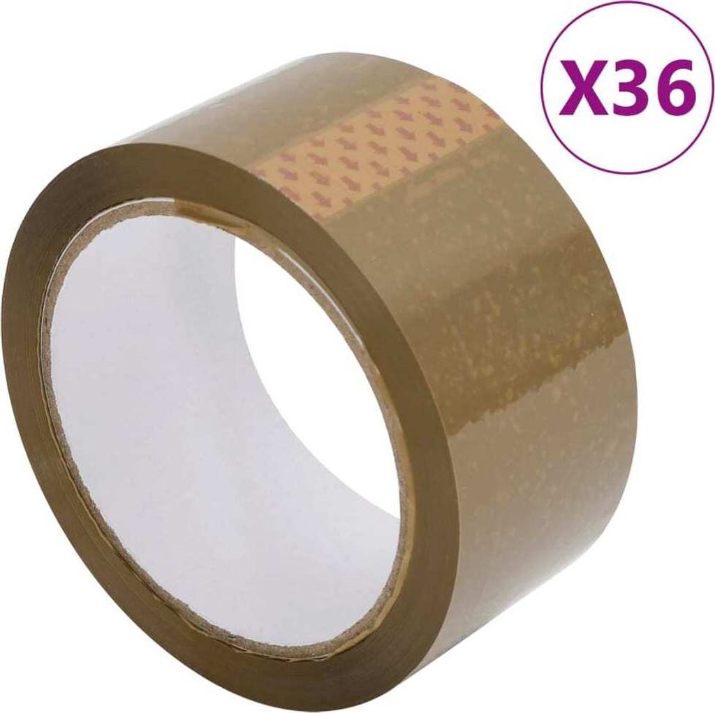 Paketklebeband 36 Stk. Braun 48 mm x 66 m