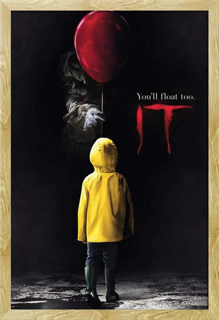 Stephen King IT Georgie Poster + Cornice Faggio Shinsuke Originale