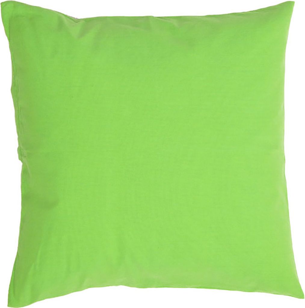 Kissen mit Bezug in Bio Baumwolle grün 60 x 60 cm von Hängemattenglück