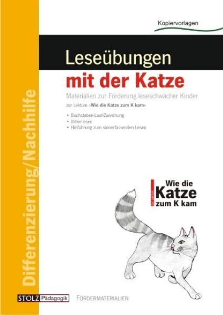 Leseübungen mit der Katze