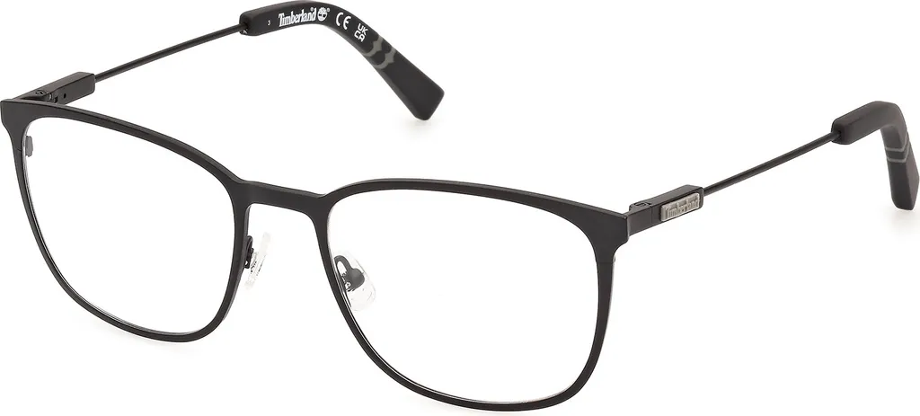 Lunettes homme Timberland TB50014 fini noir mat anti-glissement 53-19