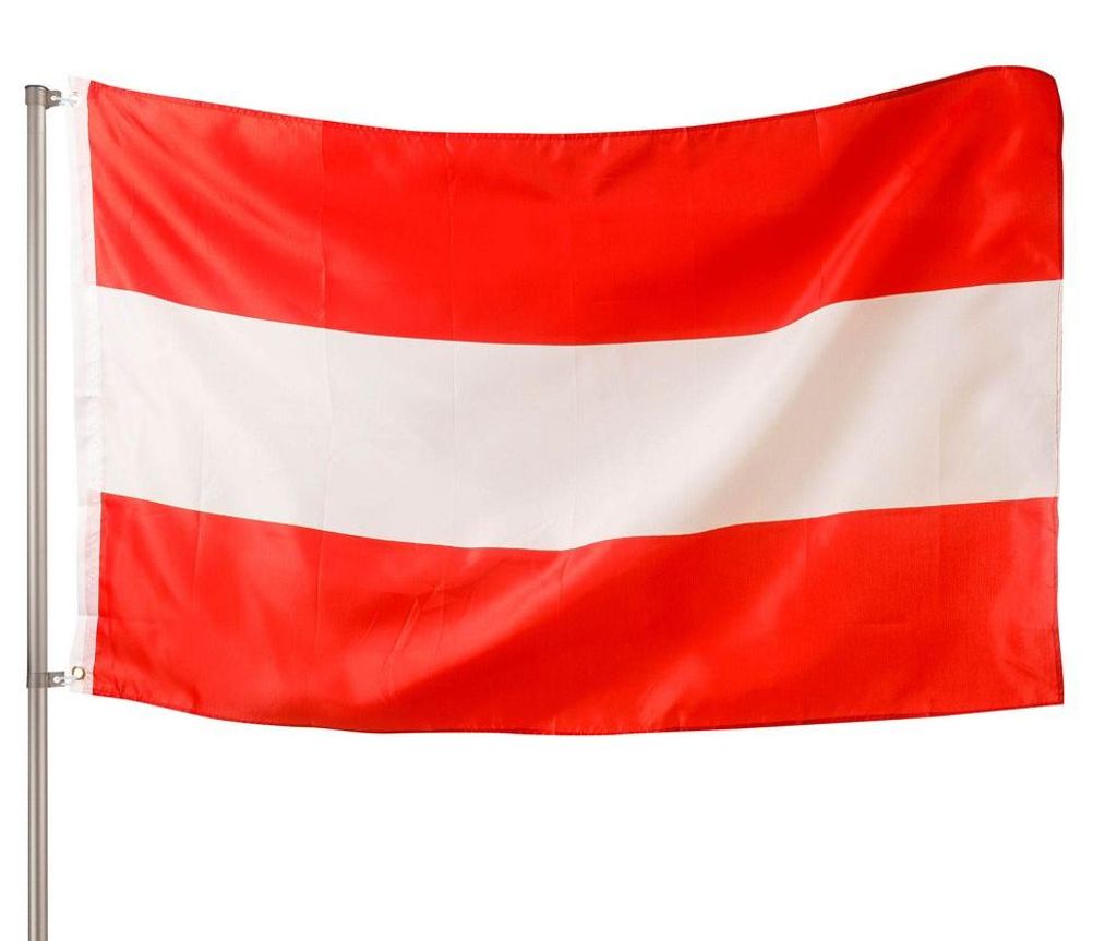 PHENO FLAGS Premium Österreich Flagge 90x150 cm Produktbild 