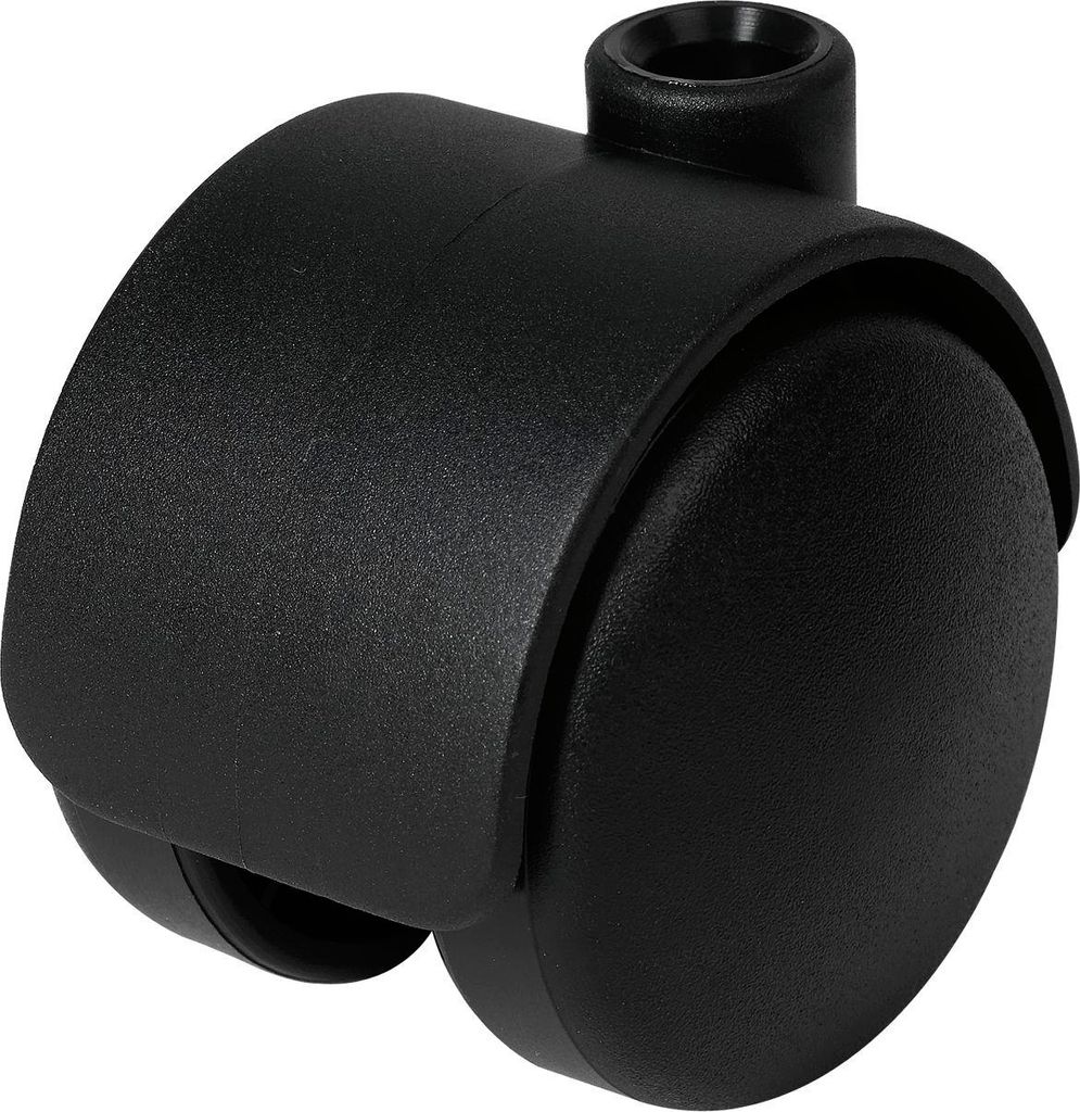 Doppel-Lenkrolle Duo hart Kunststoff 50 mm 50 kg schwarz