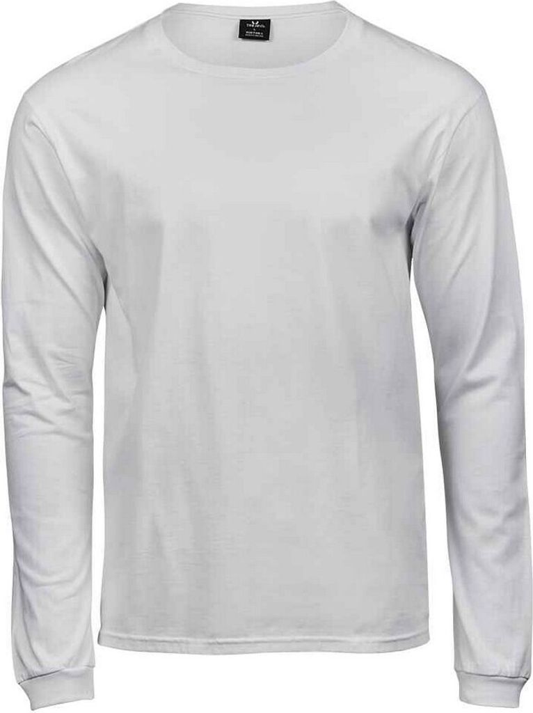 Tee Jays - T-Shirt für Herren Langärmlig PC5242 (3XL) (Weiß)