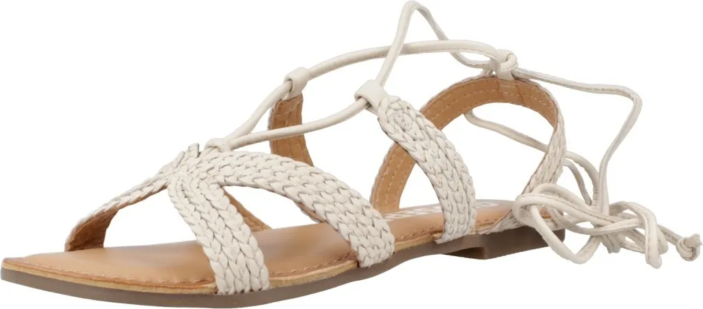 Sandales Gioseppo Darney Blanc - Nu-pieds Cuir Femme Modèle Original