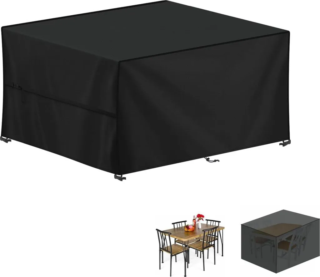 Housse de jardin 130x90x80 cm en tissu Oxford indéchirable et anti-UV renforcé