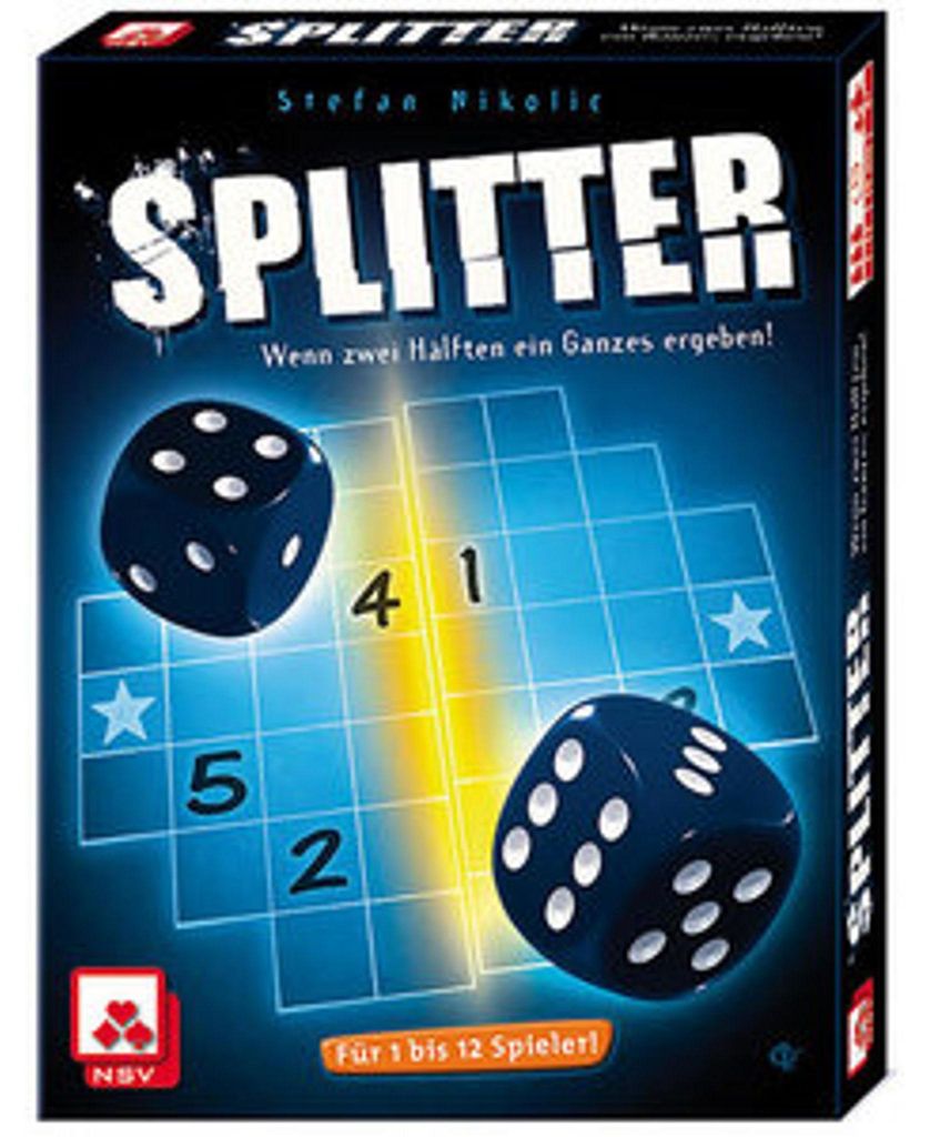 Splitter, Würfelspiel, für 1-12 Spieler, ab 8 Jahren Produktbild 