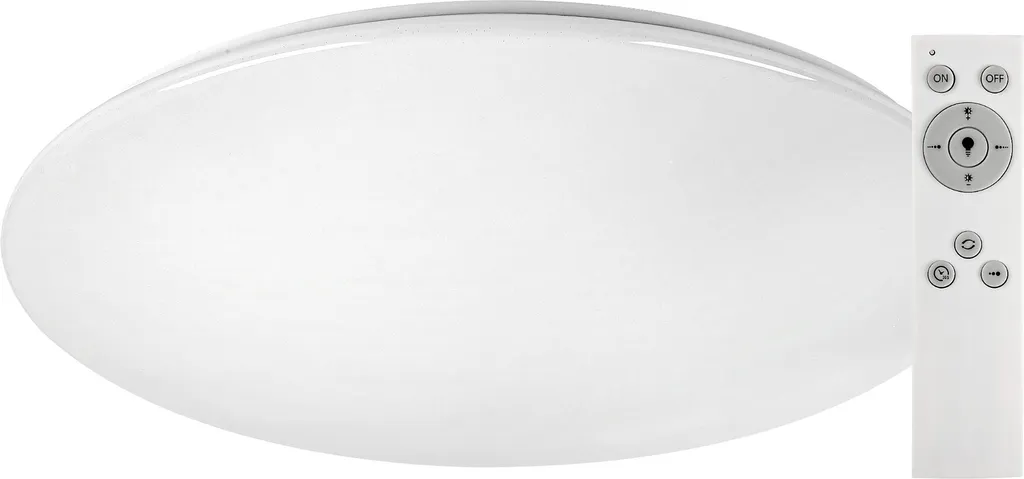 Plafonnier LED connecté effet étoilé blanc 36W dimmable avec timer - 15