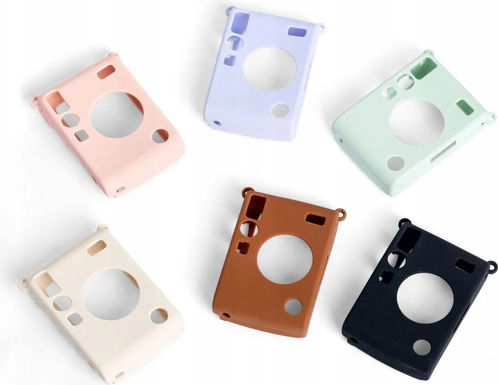 Coque Silicone Vert pour Instax Mini Evo - Texture Anti-dérapante Douce - 11