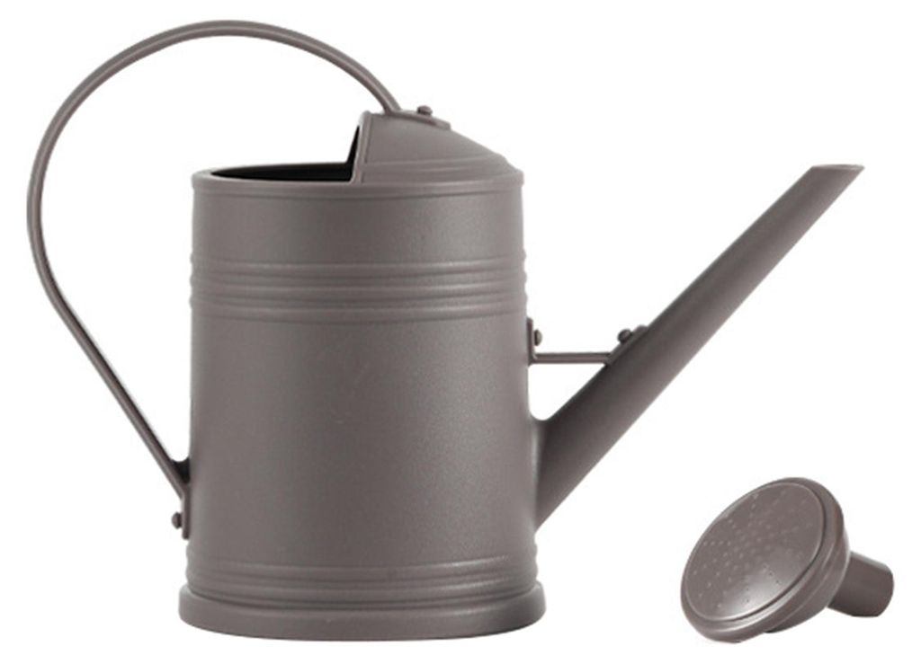 Gießkanne mit langem Ausguss, 2 Liter, Kunststoff-Gießflasche, Gartengießkanne mit abnehmbarem Sprühkopf für Zimmer- und Gartenpflanzen