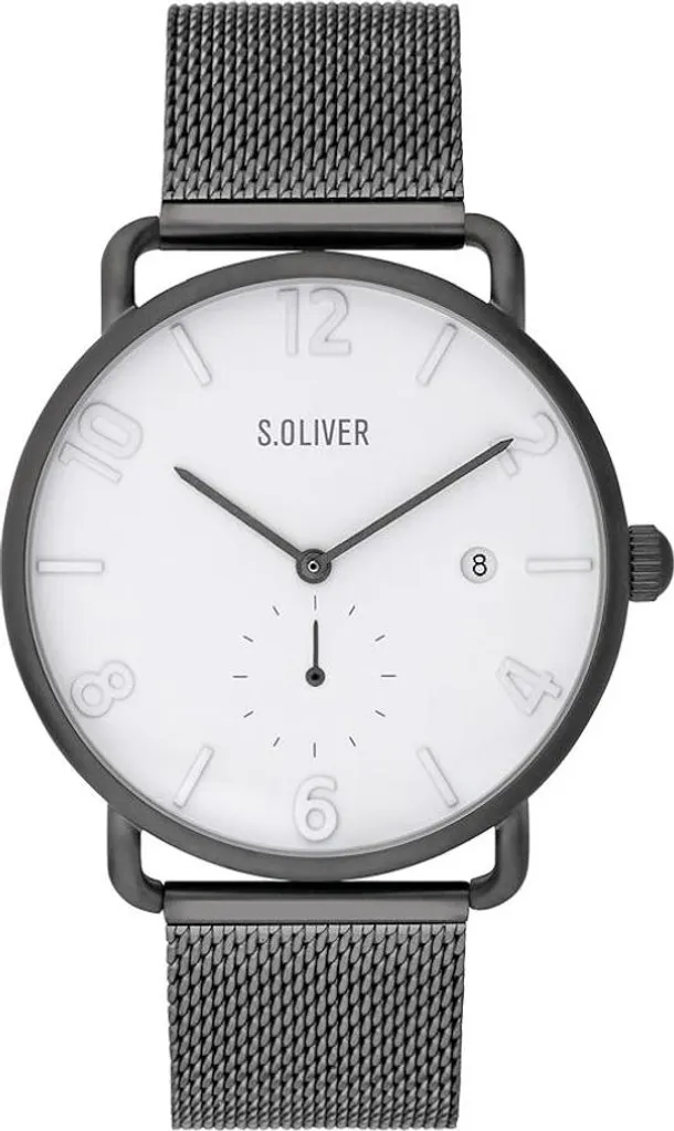 Montre Business Homme s.Oliver SO-3719-MQ Idéale pour Costume et Bureau