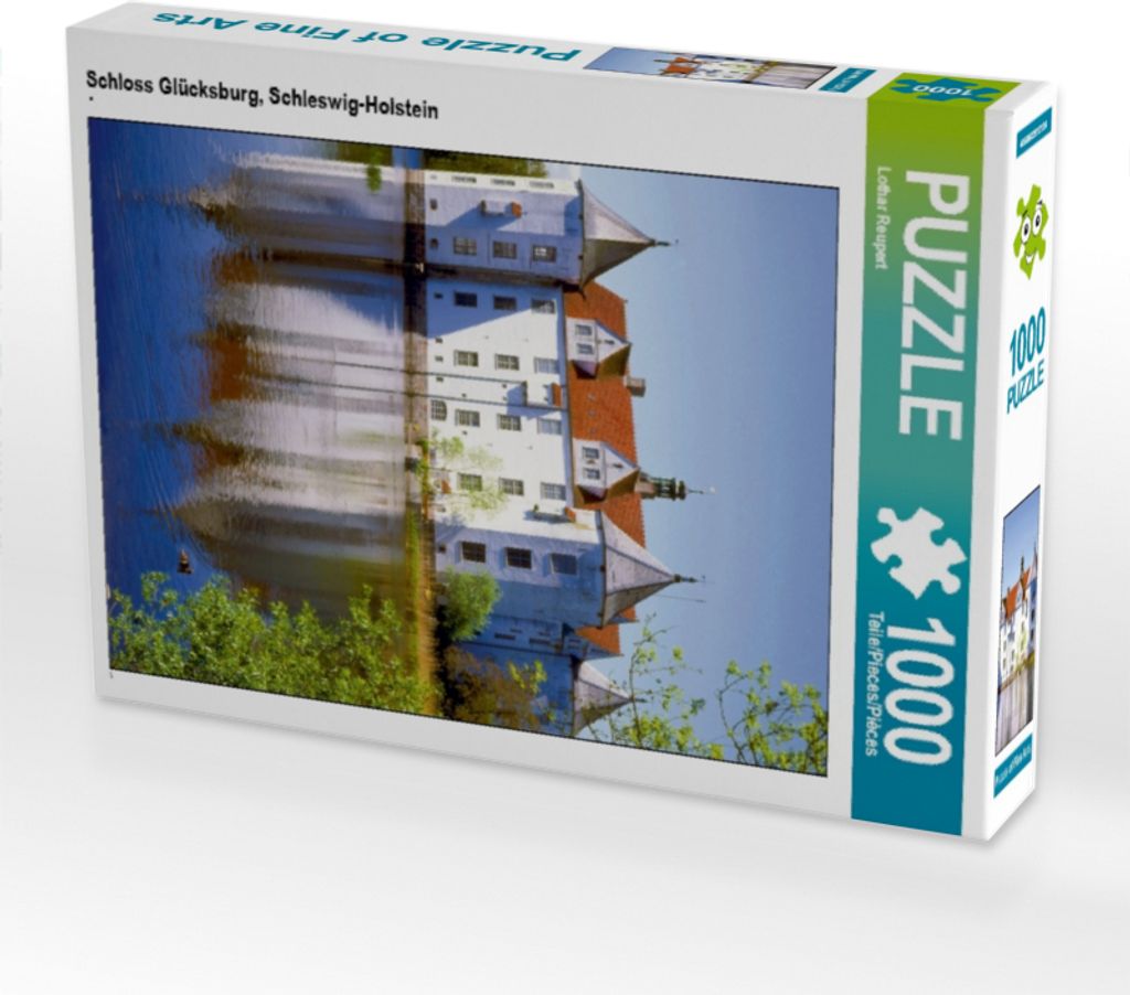 Calvendo Schloss Glücksburg, Schleswig-Holstein 1000 Teile Puzzle hoch 480x640mm, Reupert Lothar; 7339281