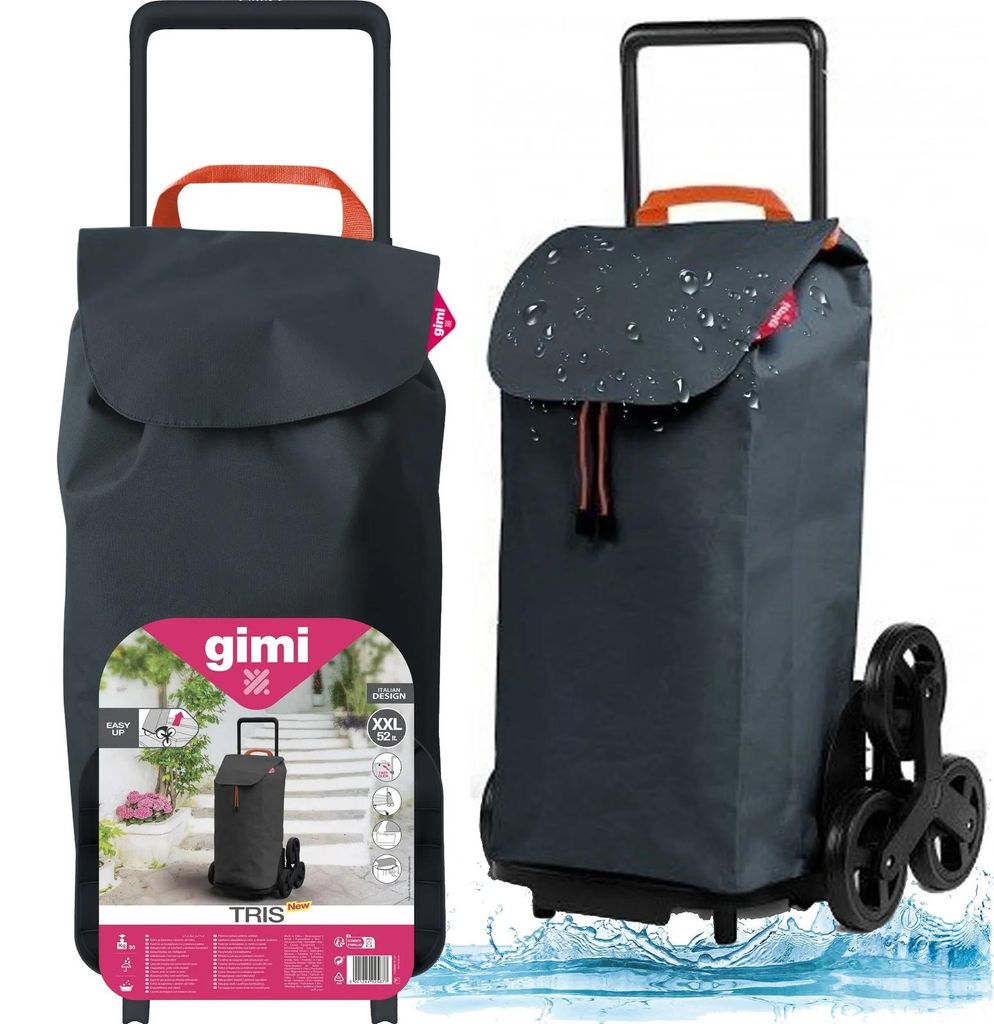Einkaufstrolley Einkaufswagen Treppensteiger GIMI New Tris Produktbild 