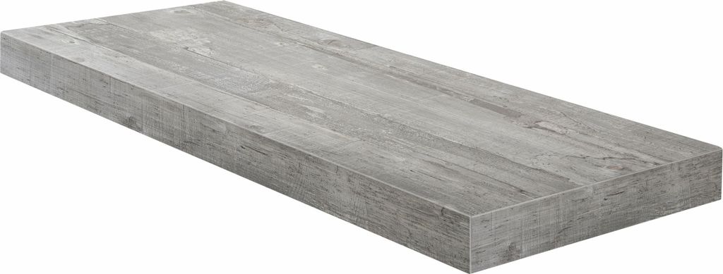 FURNARO Wandboard Clyde Wandregal Steckboard B/H/T: 60x4x24 cm, Farbe:Beton