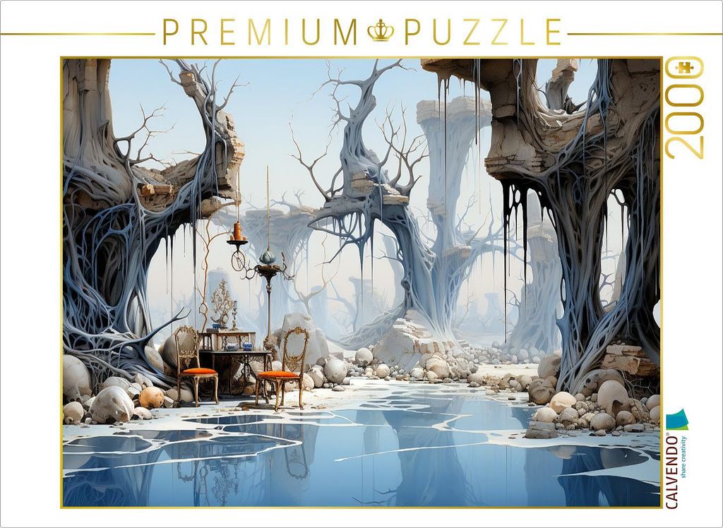 CALVENDO Puzzle Auf dem Eis | 2000 Teile Lege-Größe 90x67cm Produktbild 