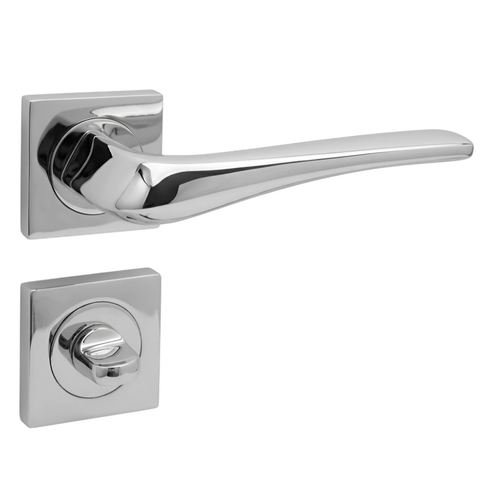 DOMINO Türgriff Drückergarnitur WC - Badezimmer Set | Produktbild 