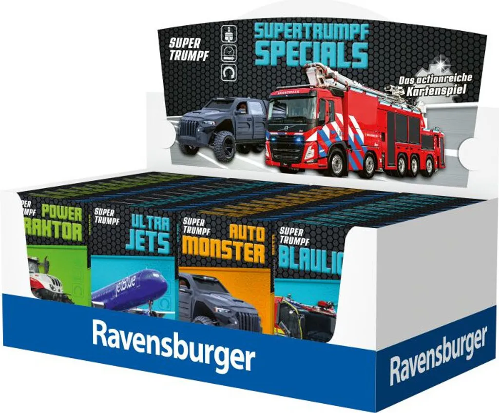 Supertrumpf Ravensburger Specials 73493 avec étui plastique de transport