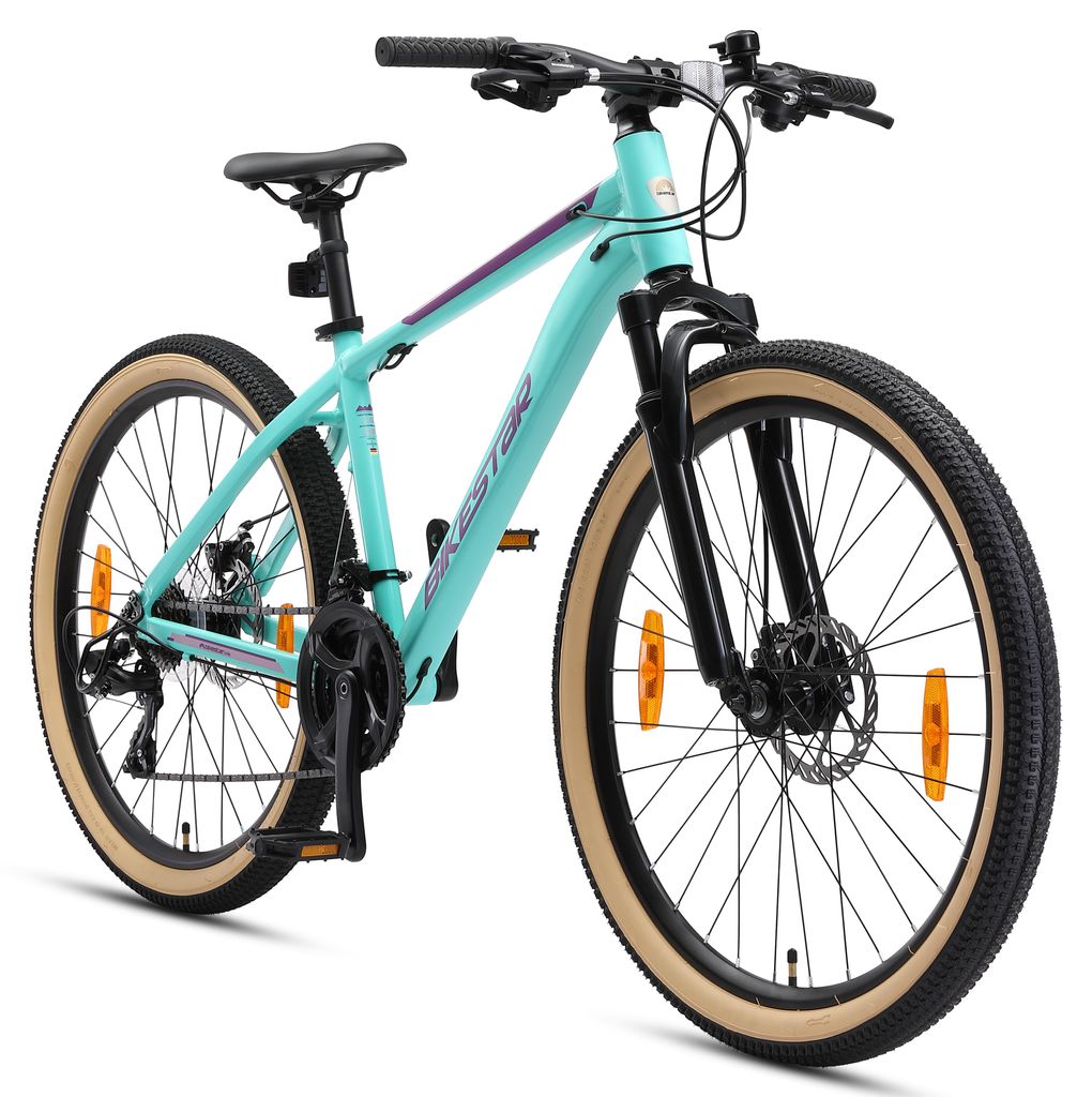 BIKESTAR Alu Mountainbike 26 Zoll | 21 Gang Hardtail Sport Produktbild 
