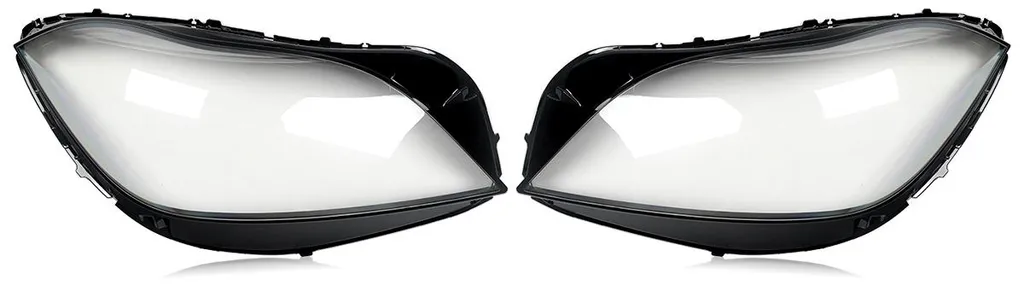 Coque de phare de rechange en polycarbonate durable pour rénovation auto