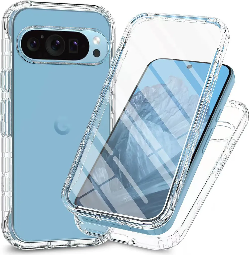 Custodia Pixel 9 Pro a Prova di Bimbo - 360° Trasparente