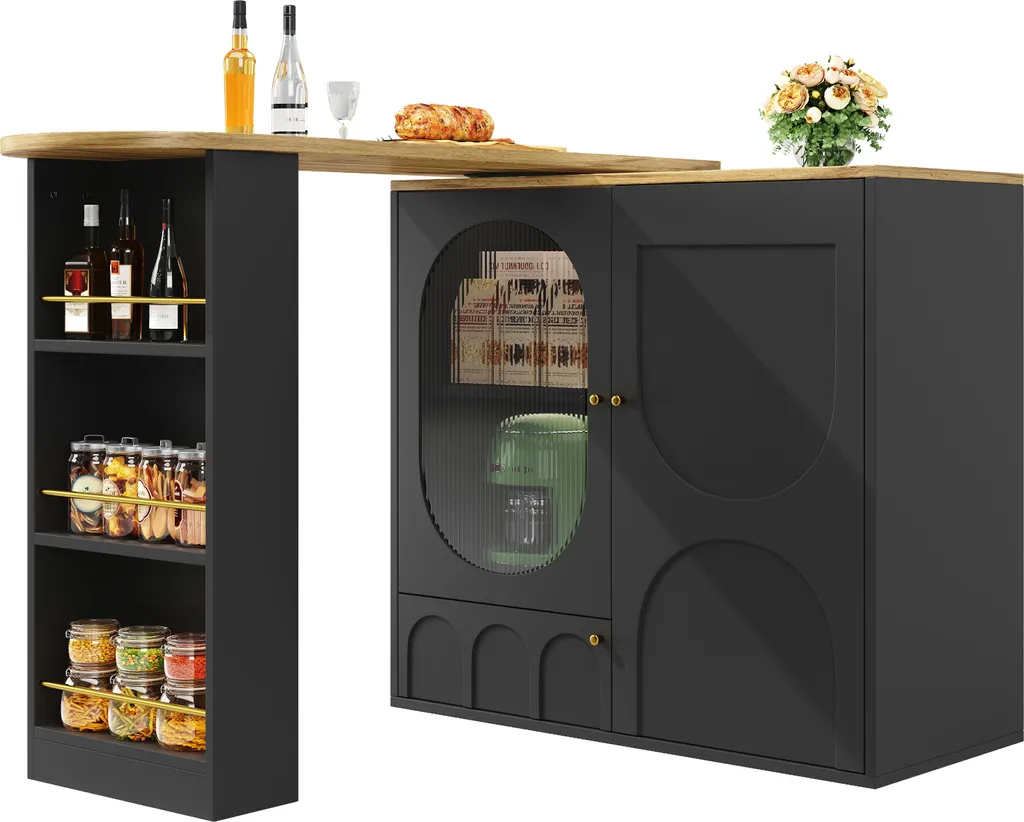 Table de cuisine avec rangement ajustable pour optimiser l'espace - 8