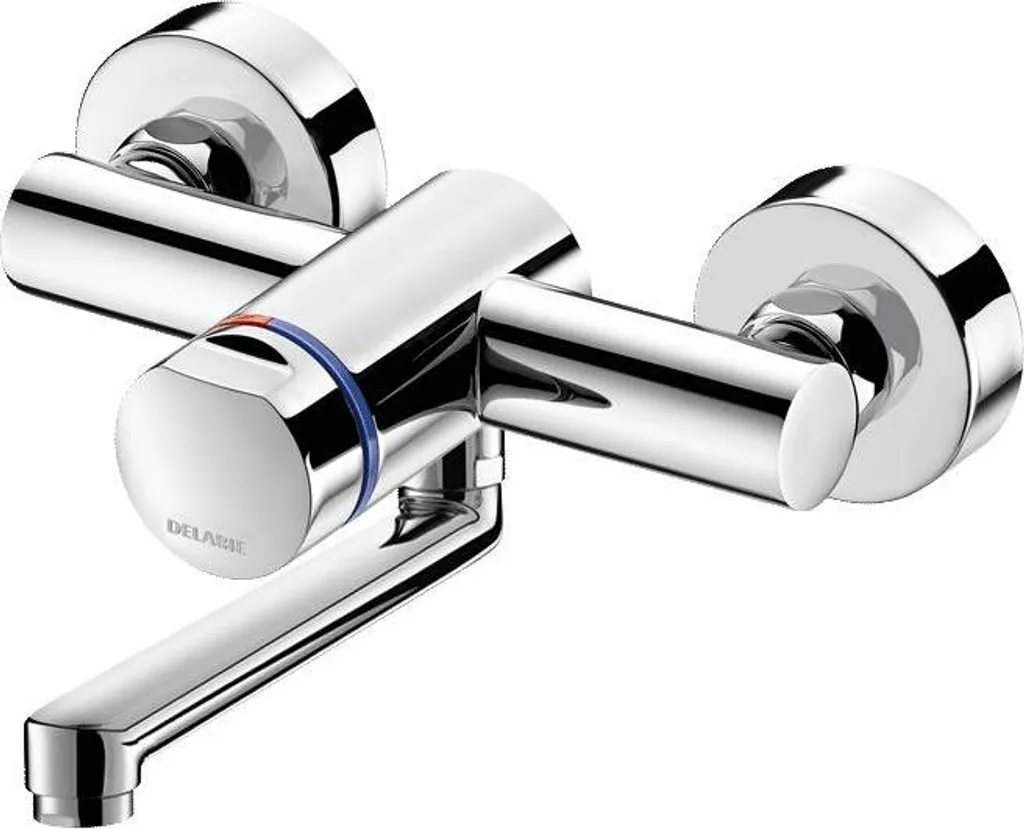 Mitigeur TEMPOMIX 3 Delabie G1/2B AP temporisé 7s MA 150 avec bec pivotant