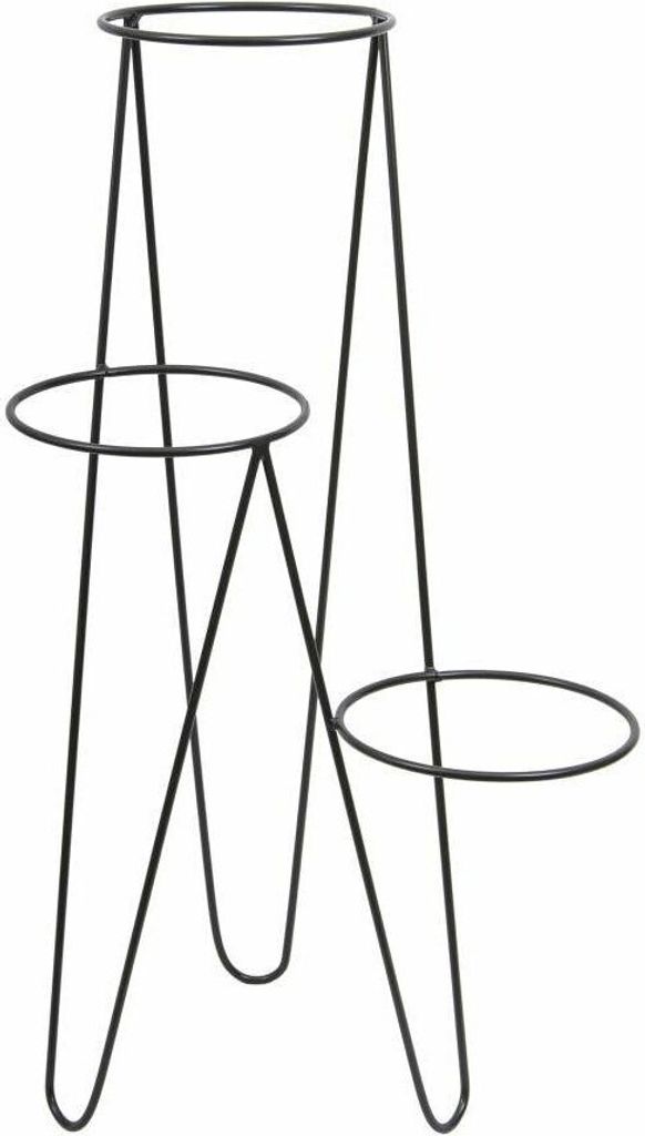 Blumenständer, Dreifaches Blumenbeet Modern Metall, Loft, Produktbild 