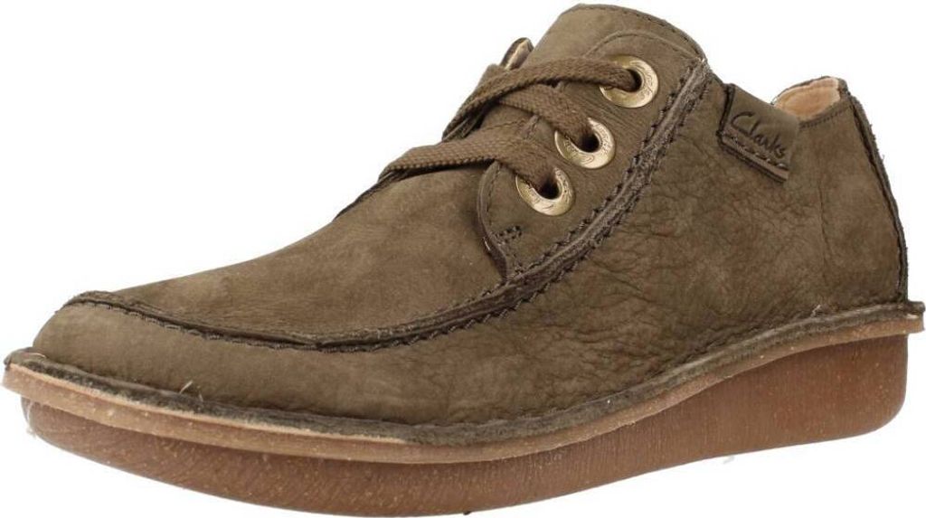 Clarks Komfort Schnürschuhe Damen 31363137313835 Oliv 38 EU Produktbild 6
