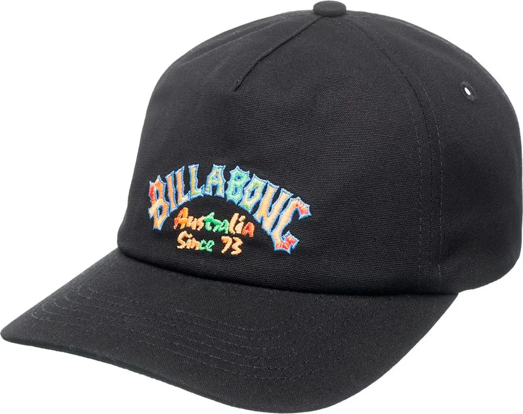 Casquette Billabong Origin noire : confort anti-UV et taille ajustable