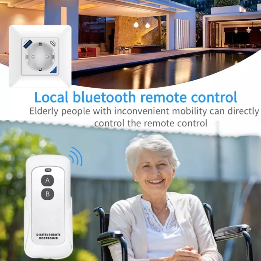 Prise connectée programmable BOT WP3 avec double chargeur USB blanc - 13
