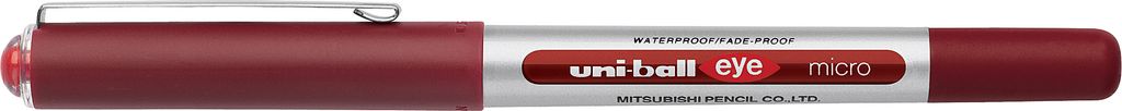 uni-ball Tintenroller eye micro Strichfarbe: rot