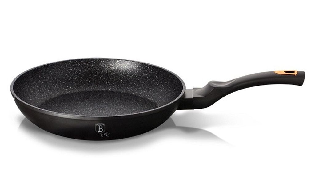 Berlinger Haus BH/1634N, Rund, Allzweckpfanne, Schwarz, Aluminium, Keramik, Gas, Halogen, Induktion, 24 cm