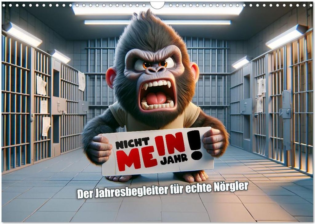 Nicht mein Jahr: Der Jahresbegleiter für echte Nörgler (Wandkalender 2026 DIN A3 quer), CALVENDO Monatskalender