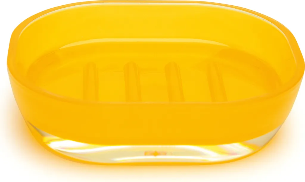 Portasapone Excelsa Spa Giallo Plastica 12.5cm - Design Moderno Bagno