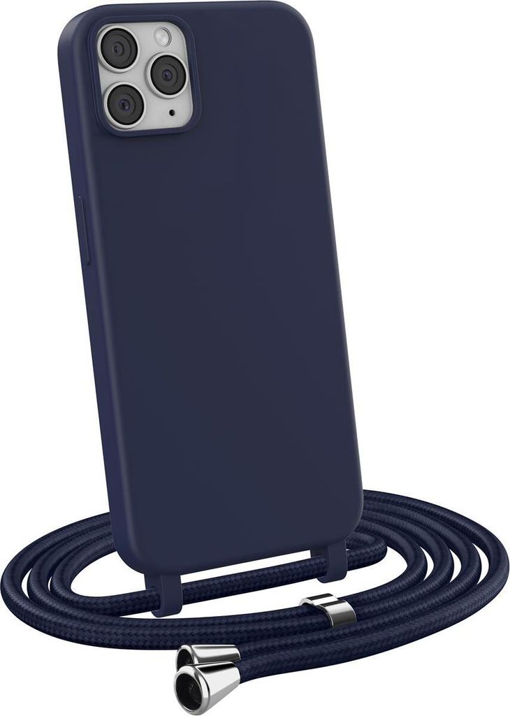 MyGadget Handykette für Apple iPhone 11 Pro Max TPU Hülle mit Band - Handyhülle mit Handyband zum Umhängen Kordel Schnur Case Schutzhülle - Du...